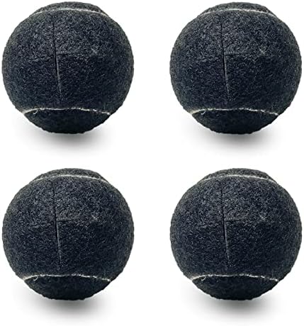 הליכון טניס כדור מחליק, 4 יחידות הליכון לגלוש כדורי עם 2 אינץ פתיחה מראש להתקנה קלה, כבד החובה עובי הליכונים רגליים