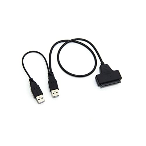 מתאם/ממיר SATA 7+15 22 PIN לכבל מתאם USB 2.0 לכונן דיסק קשיח של מחשב נייד 2.5 HDD