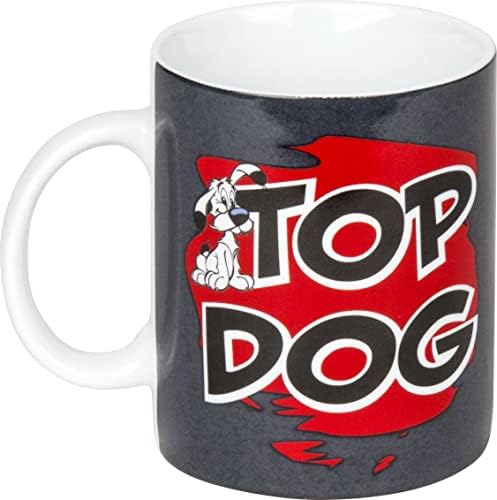 כוס קפה קוניץ, חרסינה, 'Asterix Idefix Dog, 11.5 x 8.2 x 9.4 סמ