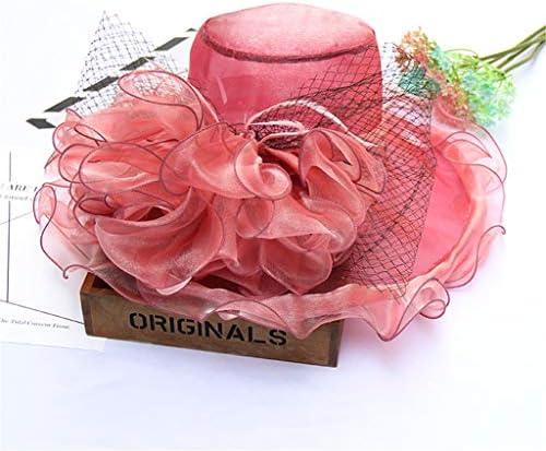 נשים תחרה פרחי פרחי קשת כובע כובע שמש כובעי כובעי כובעי תה כלות מסיבת כובע חתונה כובע אלגנטיות עיניים לתפוס