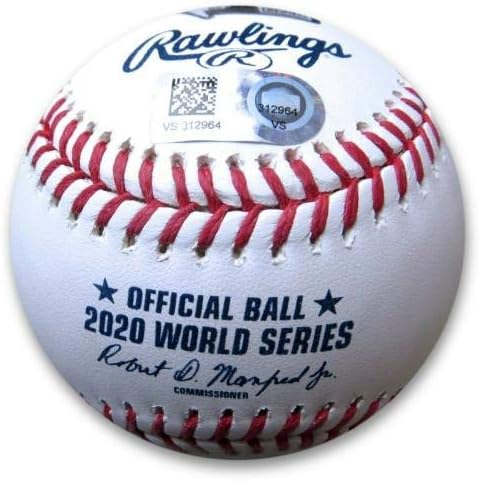 קודי בלינגר חתמה על חתימה עם חתימה WS בייסבול 2020 WS Champ Dodgers MLB - כדורי בייסבול עם חתימה