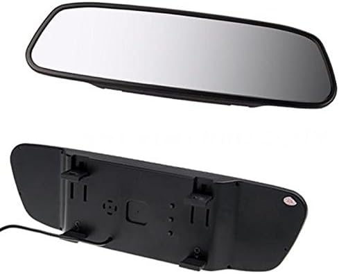 PONPY 5 TFT צבע LCD מסך 2 קלט וידאו קלט רכב אחורי תצוגה אחורית צג חניית רכב חניה לרכב מוניטור עבור מצלמה DVD/VCR/מכונית