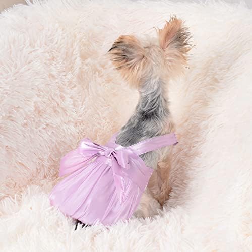 שמלת כלבים של YIKEYO בגדי כלבלב לנערה לכלבים קטנים