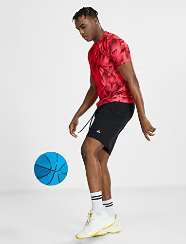 זנג ' ו אימון חולצות לגברים מהיר יבש-לחות הפתילה כושר ריצה אתלטי חולצות קצר שרוול מצויד פעיל טי
