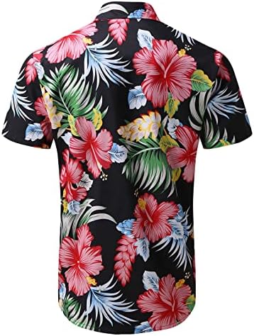 תלבושות אימוני 2 חלקים לגברים עם כיסים אופנה חולצה הוואי ותפאורה קצרה