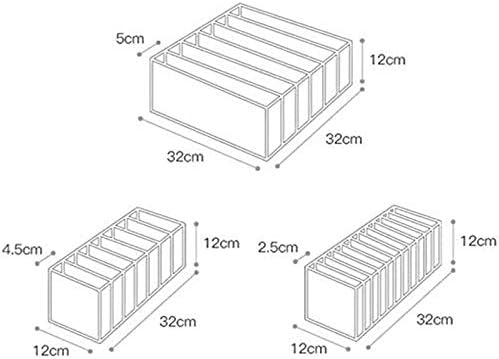 אחסון תחתוני תאים ארגונית תיבת מגירות עם תחתוני חזיית גרבי תחת מיטת אחסון עם מגירות