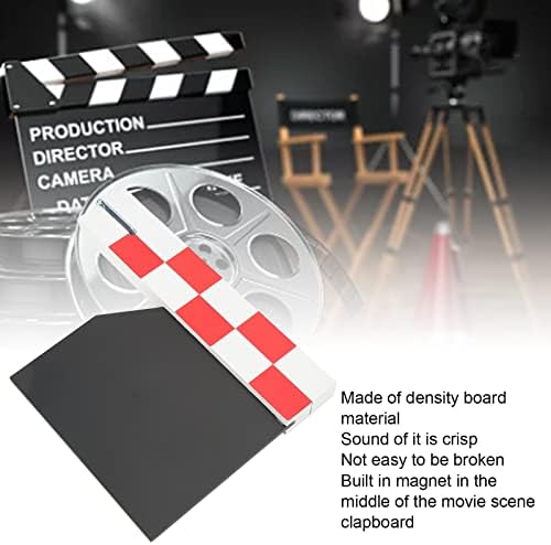 סרט מנהל קלאפר לוח, סרט סצנת עץ, פעולה סצנה למחוא צפיפות לוח, עם מגנט עבור צילום אבזרי וידאו ייצור