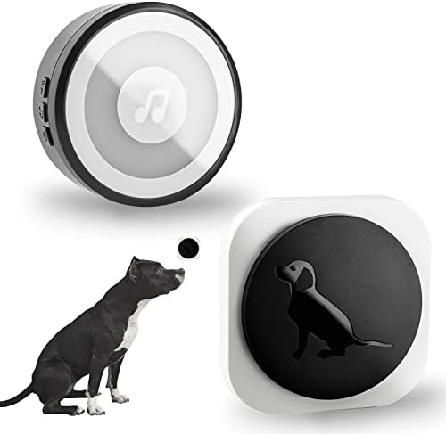 כפה חכם פעמון כלב פעמונים עבור בסיר אימון הזזה דלת / ללכת מחוץ אייפ65 20 מלודי אקורד צלצול קל במיוחד כפתור פעמון