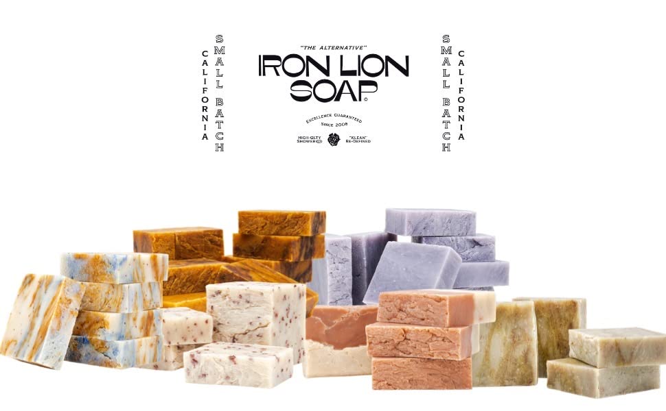 ברזל אריה סבון פירות נפיחות אורגני, טבעוני, כל טבעי, צמח מבוסס בר סבון עבור גוף, פנים, ידיים, ואמבטיה