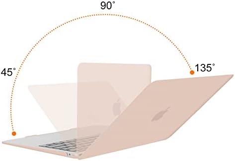 Mosiso תואם ל- MacBook Air 13 אינץ 'מארז 2022, 2021-2018 A2337 M1 A2179 A1932, שרוול מחשב נייד עור זמש פו עם תיק קטן ומקלדת