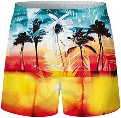 מכנסיים קצרים של Saxigol Mens 2023 חוף הוואי מכנסי קיץ מזדמנים מהירים גזעי שחייה יבש