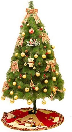עץ חג המולד המלאכותי היוקרתי של Yumuo, מחטי אורן יוקרה מוצפנות עץ אורן חג המולד לחופשת קישוט עונתי-ירוק 210 סמ
