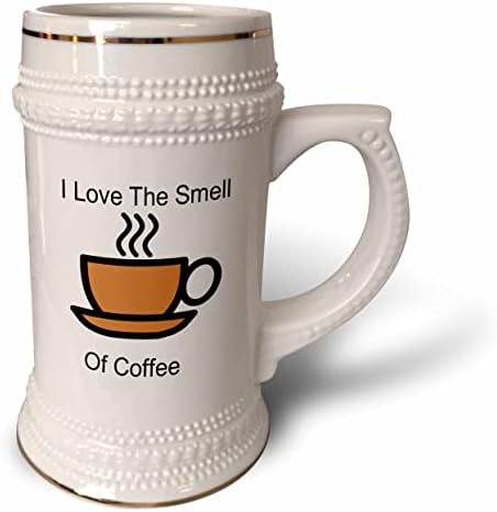 תמונת 3 של אני אוהבת את ריח הקפה עם כוס קפה ואדים - 22oz שטיין ספל