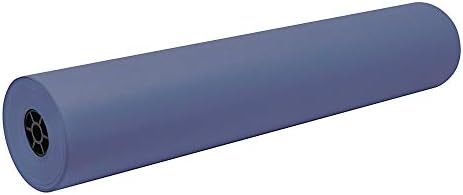 נייר נהר דקורול להבה מעכבים לחמניות נייר צבעוניות, 36 אינץ '. x 1000ft., כחול