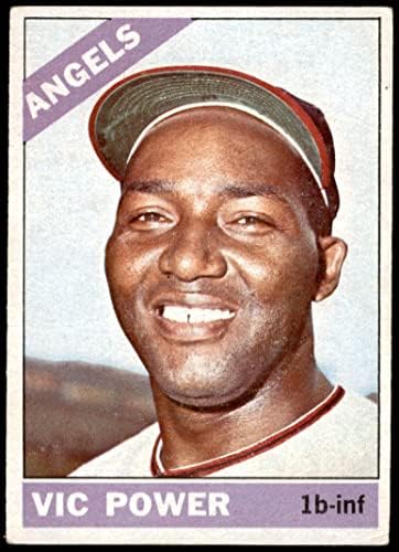 1966 Topps 192 Vic Power Los Angeles Angels Angels
