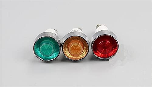 AKDE 1PCS PL CLING DINTATOR מתג כפתור אדום ירוק אדום, צהוב 12V 24V/110V AC220V פתיחת 13.5 ממ