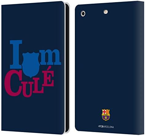עיצובים של תיק ראש מורשה רשמית FC ברצלונה אני קמפיינים של קמפיינים עור ארנק עור מארז תואם ל- Apple iPad mini 1 / mini 2