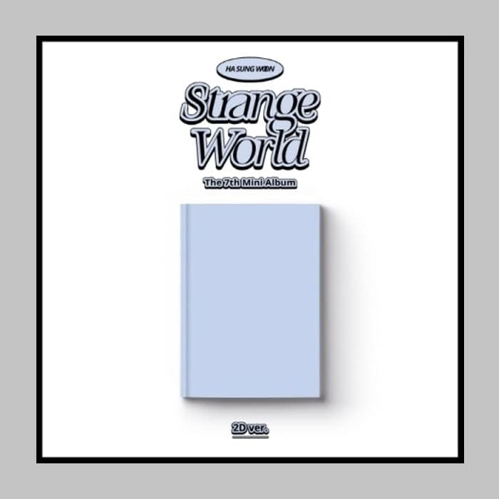 HA Sungwoon World World Mini 7th CD CD+Poster+Photobook+Lyricbook מקופל+מדבקה חותם+Photocard+Cardcard+גלויה+מעקב)