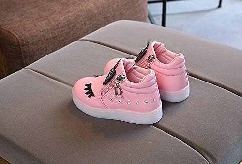ילדי בנות נעלי ריצה נעלי ילדי תינוק הוביל אור זוהר סניקרס קריסטל קשת מזדמן ספורט נעליים.