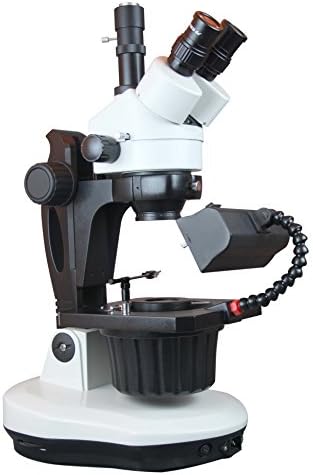 בדיקת אבני חן רדיקלית גמולוגיה דארקפילד 7-90 זום סטריאו לד מיקרוסקופ עם שדה כהה ויציאת מצלמה