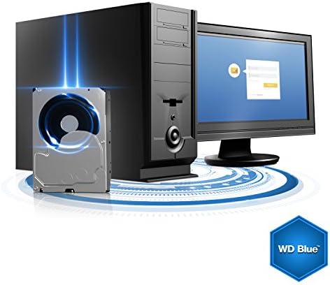 WD כחול 5TB כונן דיסק קשיח שולחן עבודה - 5400 סלד SATA 6 GB/S 64MB מטמון 3.5 אינץ ' - WD50EZRZ