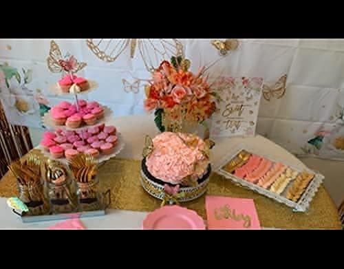 3 חתיכות דוכן עוגת סט, לבן מתכת קאפקייקס מחזיק קינוח תצוגת צלחת ,דקור להגשת מגש לחתונה מסיבות יום הולדת חגיגה