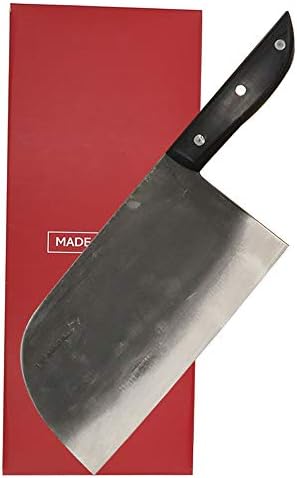 Licaidao מזינה בעבודת יד שף סכין סכין בשר סכין חותך סכין סכין עם פלדה לבוש פחמן גבוה
