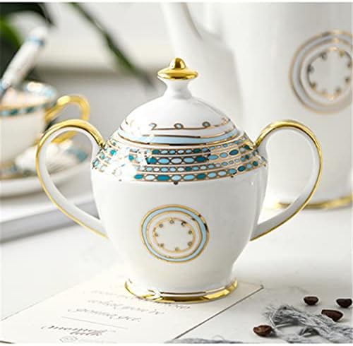 Lkkyboa זהב עצם צבועה בסין קפה סט חרסינה סט תה קרמיקה כוס תה כוס תה סט תה סט תה