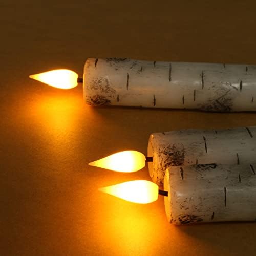 נרות נביחה ליבנית נרות מחודדים, Ymenow 3PC