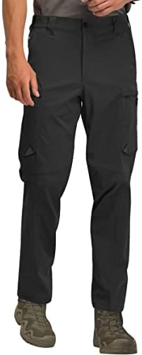 מכנסי מטען לגברים של Markerway מכנסיים טקטיים אטומים למים מכנסי הליכה חיצוניים
