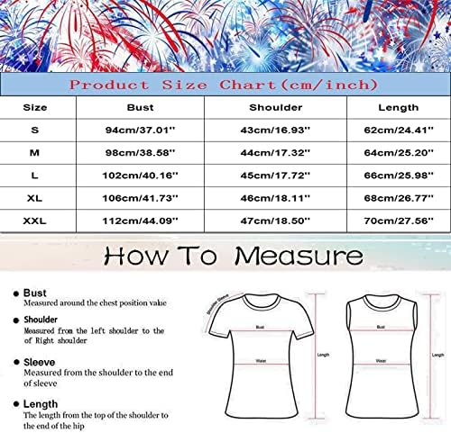 4 ביולי חולצות לנשים דגל אמריקאי קיץ ללא שרוולים גופיות פסים כוכבים חולצת טריקו חולצה מזדמן טוניקת חולצות