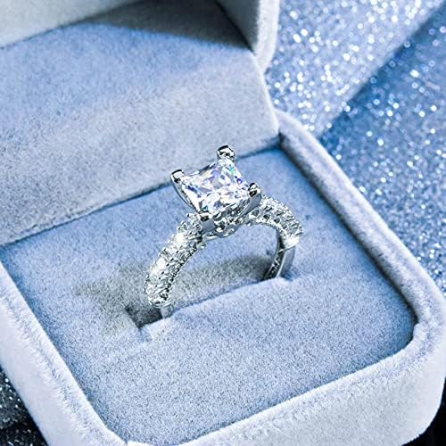 להתפלל על זה טבעת לבת הנסיכה יהלומי פתיחת טבעת טבעות עדין עיצוב יהלומי אופנה טבעת אור יוקרה גבוהה כיתה טבעת אישה של