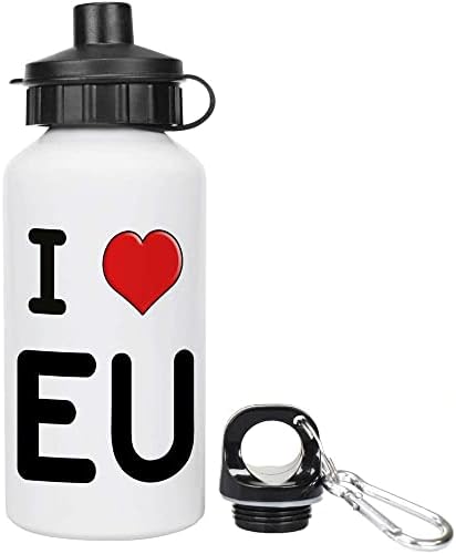 AZEEDA 600ML 'I Love EU' במים / שתייה לשימוש חוזר