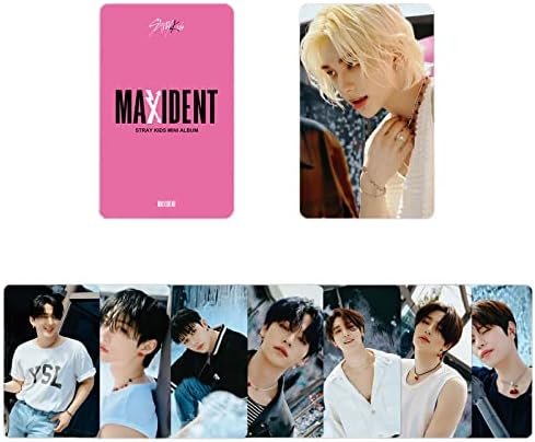Kpop stray ילדים כרטיסי צילום 8 מחשבים 2022 אלבום חדש Maxident Lomo Card Set מתנה למעריצי שהייה