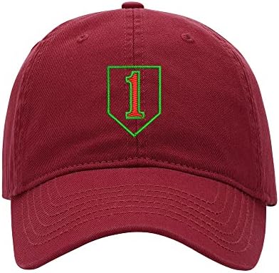 כובע בייסבול גברים צבא חיר 1 רקום כותנה כותנה כובע בייסבול כובע בייסבול