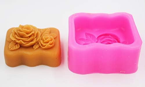 תבניות סבון פרחים של לונגזאנג אמנות מלאכה סיליקון סבון עובש מלאכה תבניות סבון בעבודת יד S235 S235
