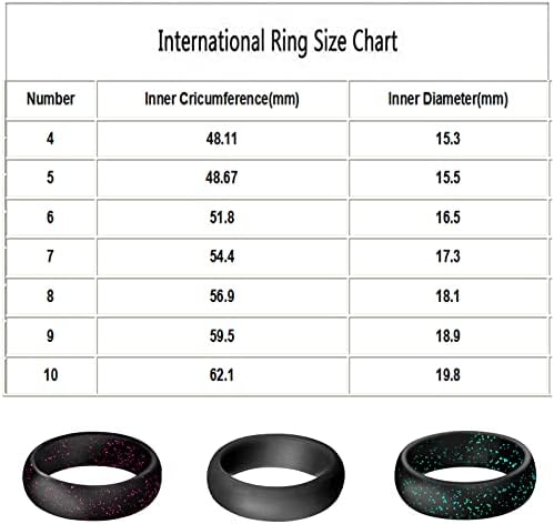 טבעות לנשים 2023 מתנות ליום הולדת טבעת סיליקון 5.7 ממ טבעת יוגה טבעת טבעת ספורט טבעת פנינה סיליקון בהיר