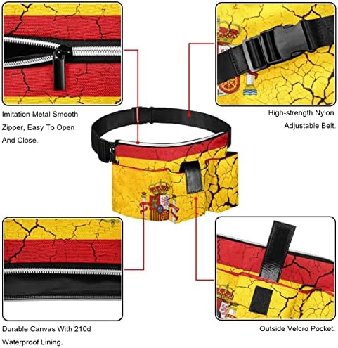 דגל של ספרד עם סמל כלי כיסי כיסי מארגן עבודה מחזיק כלים לנגר, בנייה, שיפוצניק וחשמלאי סט תיק תיקים