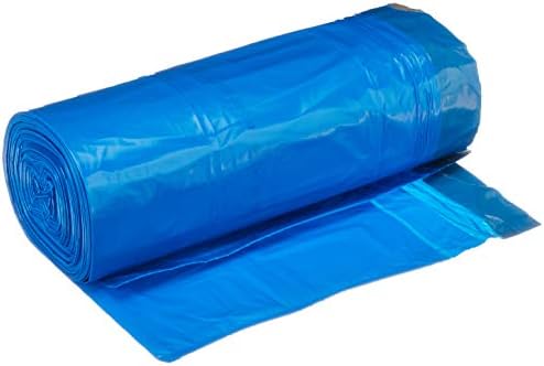 Commercial בהתאמה אישית בהתאמה אישית שקיות זבל עם שרוך כחול - תואם לסוג Simplehuman D - 0.96 מיל - 108 ספירת