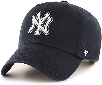 '47 ליגת העל ניו יורק יאנקיז לנקות מתכוונן כובע, למבוגרים