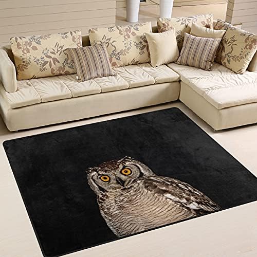 ינשוף נשר שטיחים גדולים של שטיחי שטיחים משתלת שטיח פליימאט לילדים משחק חדר שינה חדר סלון 80 x 58 אינץ ', שטיח תפאורה