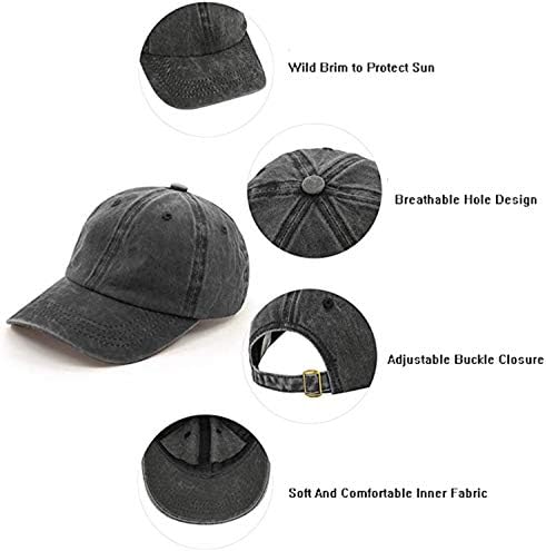 4 חבילות גברים נשים בייסבול שמש כובעי קיץ בציר שטף במצוקה בייסבול כובע אבא גולף כובע לגברים נשים