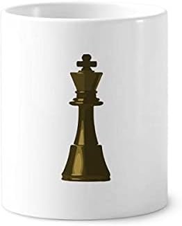 משחק לוח השחמט ברונזה משחק משחק מברשת שיניים מחזיק עט ספל סרק דוכן עמד