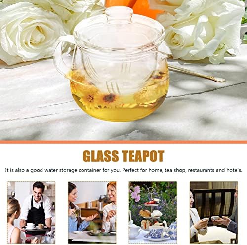 סיר תה סט סירי תה 10oz Glass Glass Coepot Safe Cafe