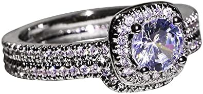 הרבה טבעות אופנה יוקרה זירקון ריינסטון טבעת ליידי גברת אלגנטית תכשיטים לחתונה מתנה תכשיטים