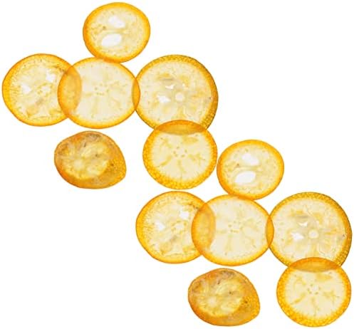 Beavorty 12 יח 'פרוסות פרי לחוץ מיובש שבבי תפוזים אמיתיים פרוסות פרי יבשות ירקות דקורטיביים אוכל קסם לשרף DIY קישוט