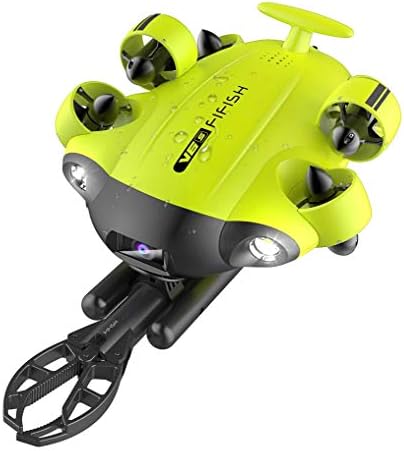 חמישי V6s מתחת למים ROV תנועה כל-כיוונית 4K מצלמה uhd אוזניות VR בקרת בזמן אמת, LED True 360 ​​°, זווית רחבה במיוחד, תנועה