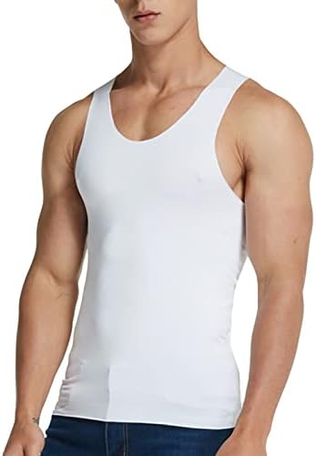 גופיית גופיית גברים, גופיות גברים 2023 קיץ מצויד סיבתי אימון חולצות חולצה לחג