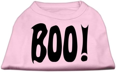 מוצרי חיית מחמד של מיראז 'Boo! חולצות הדפסת מסך ורוד בהיר xxl