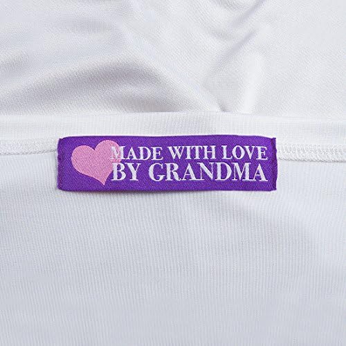 Wunderlabel מיוצר באהבה על ידי סבתא ננה סבתא לב עיצוב אופנה סרט סרטים ארוגים סרט